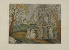 Mourning Embroidery, 1935/1942. Creator: Harry Jennings