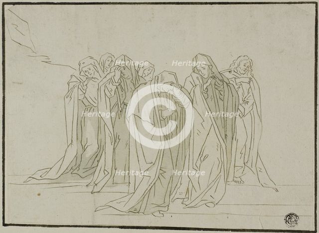 Mourning Figures, n.d. Creator: Unknown.