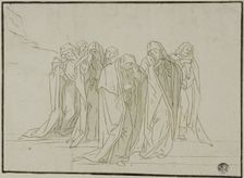 Mourning Figures, n.d. Creator: Unknown