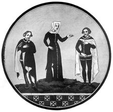 Mourning habits, 14th century, (1910)