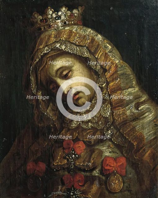 Mourning Mother of God, 1750/1800. Creator: Unknown.