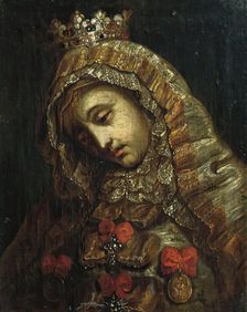 Mourning Mother of God, 1750/1800. Creator: Unknown
