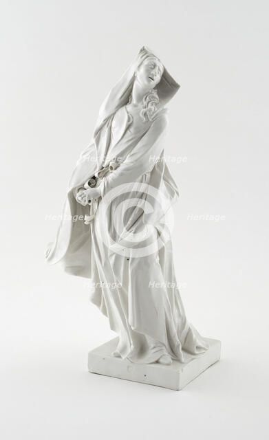 Mourning Madonna, Munich, 1756/58. Creator: Nymphenburg Porcelain Manufactory.