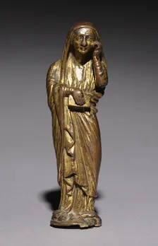 Mourning Mary, Probably from an Altar Cross, 1200-1300. Creator: Unknown