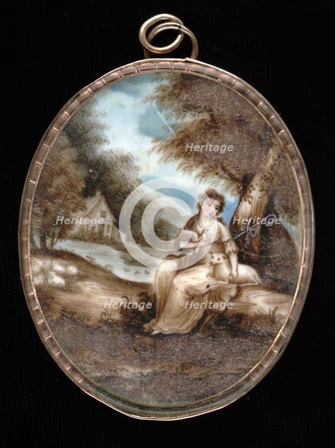 Mourning Miniature for E. W., ca. 1800. Creator: Unknown.