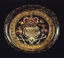 Mourning slide of Mary II, (c1694?)