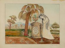 Mourning Picture, c. 1936. Creator: John Oster
