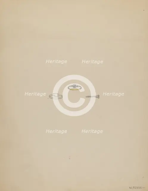Mourning Ring, c. 1936. Creator: Michael Fenga.