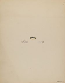 Mourning Ring, c. 1936. Creator: Michael Fenga