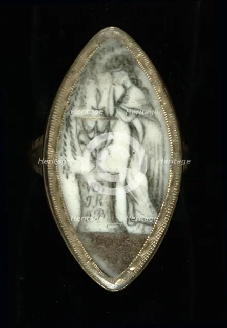 Mourning Ring for William Burnside, 1788. Creator: Unknown.