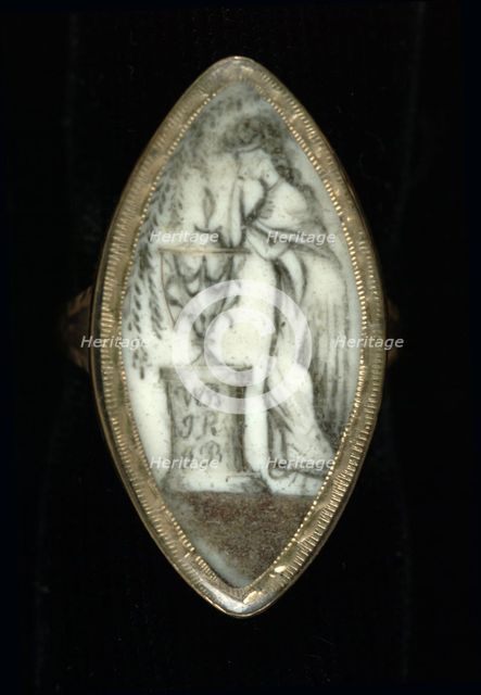 Mourning Ring for William Burnside, 1788. Creator: Unknown.