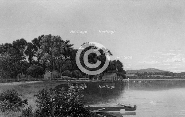 'Mouth of the Moodna, on the Hudson', 1874.  Creator: G. W. Wellstood.