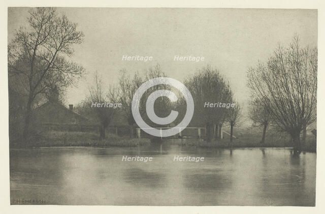 Mouth of the Old River Stort, 1880s. Creator: Peter Henry Emerson.