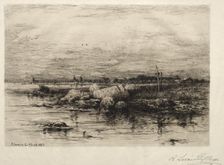 Mouth of the Apponaganasett River, 1883. Creator: Robert Swain Gifford (American, 1840-1905)