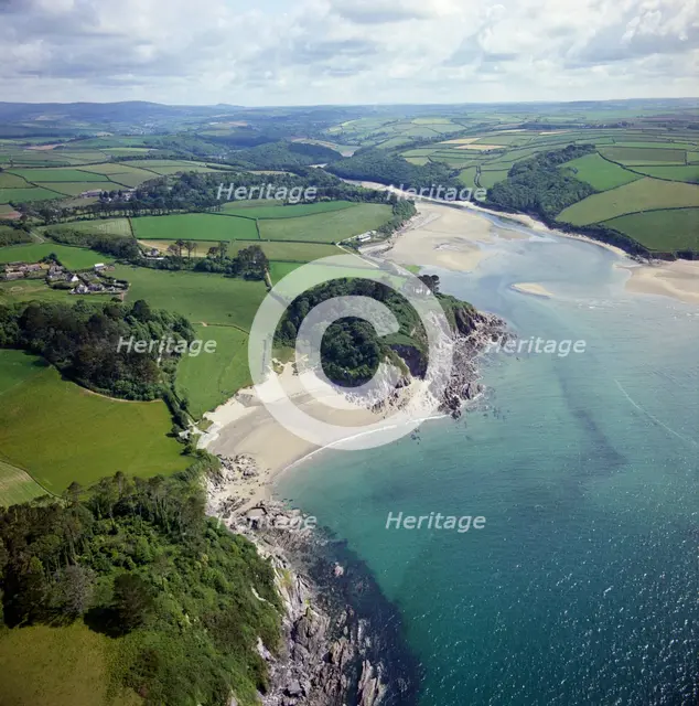 Mouth of the River Erme, Devon, 1975. Artist: Aerofilms.