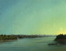 Mouth of the River Tomi, to the Right Towards the East - Ob 1883. Creator: Pavel Mikhailovich Kosharov