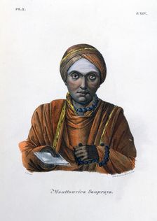 Mouttouvira Soupraya 1828. Artist: Marlet et Cie
