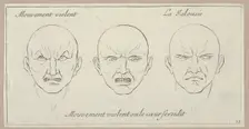 Mouvement Violent, Mouvement violent ou le coeur seroidit, La Jalousie (from Caractèr..., 1695-1720. Creator: Sébastien Le Clerc the Younger