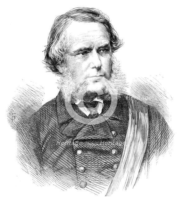 Movers and Seconders of the Address: Captain F. Egerton, 1870. Creator: Unknown.