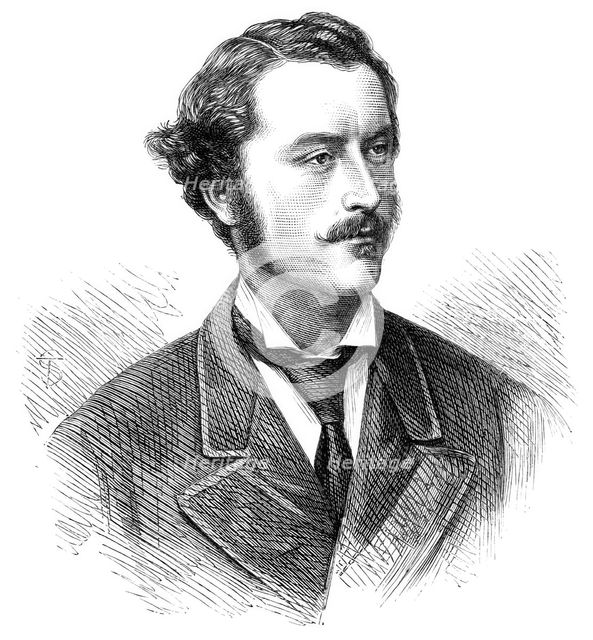 Movers and Seconders of the Address: the Marquis of Huntly, 1870. Creator: Unknown.