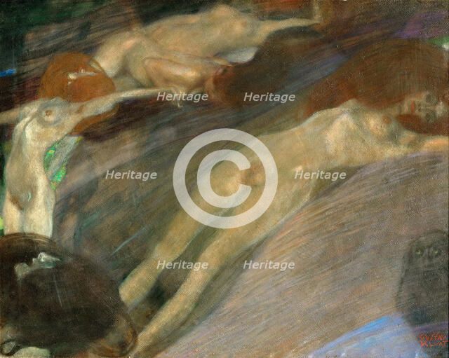Moving Water, 1898. Artist: Klimt, Gustav (1862-1918)