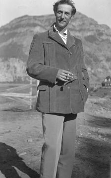 Movie set for a western, between 1896 and 1942. Creator: Arnold Genthe