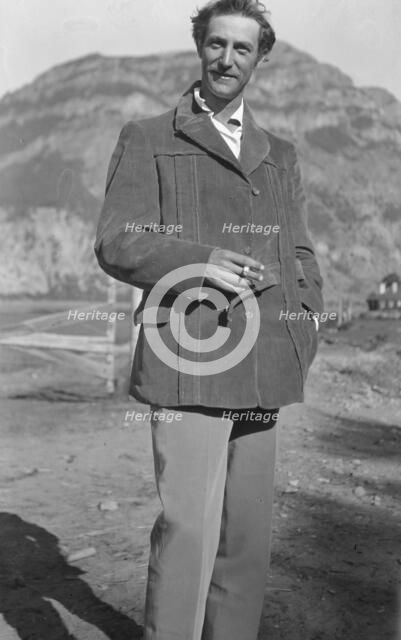 Movie set for a western, between 1896 and 1942. Creator: Arnold Genthe.