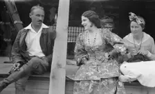 Movie set for a western, between 1896 and 1942. Creator: Arnold Genthe