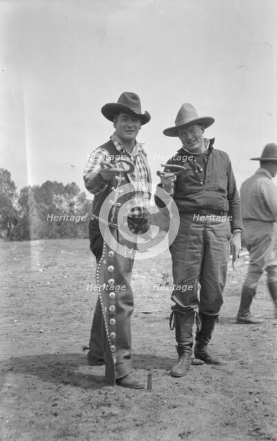 Movie set for a western, between 1896 and 1942. Creator: Arnold Genthe.