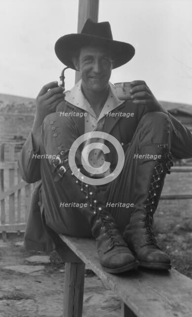 Movie set for a western, between 1896 and 1942. Creator: Arnold Genthe.