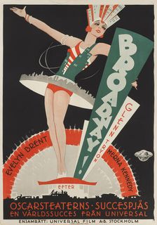 Movie poster "Broadway" by Paul Fejos, 1929. Creator: Rohman, Eric (1891-1949)