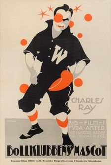 Movie poster "The Pinch Hitter" by Victor Schertzinger, 1919. Creator: Rohman, Eric (1891-1949)