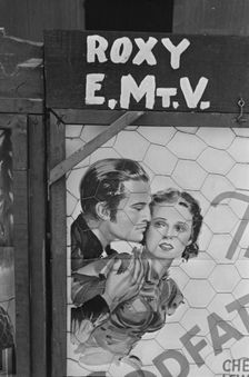 Movie poster, vicinity of Moundsville, Alabama, 1936. Creator: Walker Evans