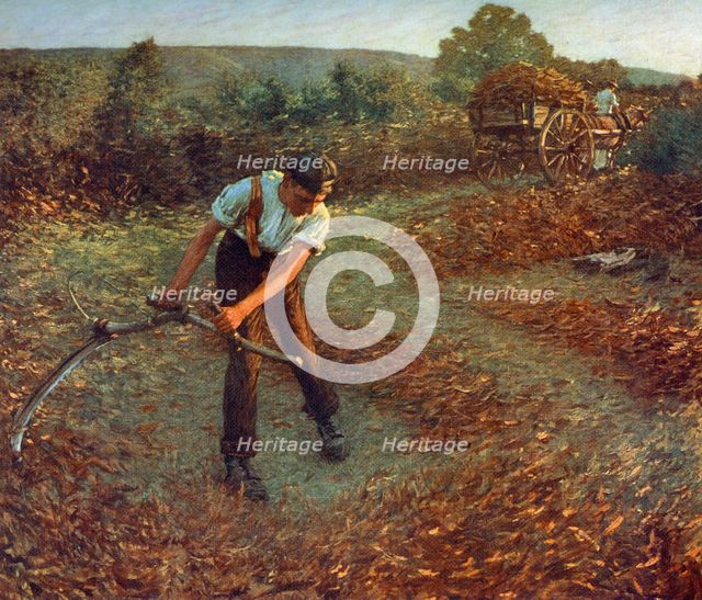 'Mowing Bracken', c1903, (1912).Artist: Henry Herbert la Thangue