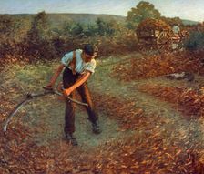 Mowing Bracken c1903, (1912).Artist: Henry Herbert la Thangue