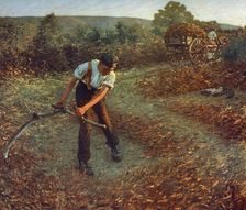 Mowing Bracken c1903, (1912).Artist: Henry Herbert la Thangue