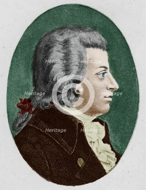 'Mozart.', 1895. Creator: Unknown.