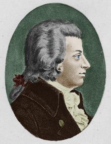 Mozart. 1895. Creator: Unknown