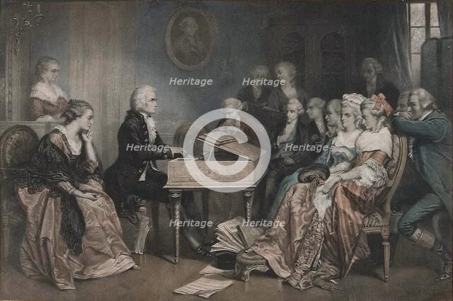 Mozart in Vienna. Creator: Cornilliet, Jean Baptiste Alfred (1807-1895).