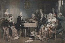 Mozart in Vienna. Creator: Cornilliet, Jean Baptiste Alfred (1807-1895)