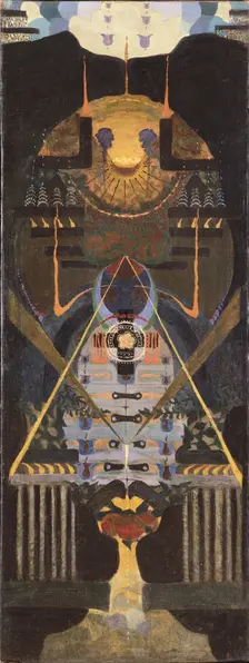Mozart. Requiem, before 1923. Artist: Varypaeva, Nina Alexandrovna (aktive 1920s)