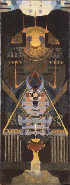 Mozart. Requiem, before 1923. Artist: Varypaeva, Nina Alexandrovna (aktive 1920s)