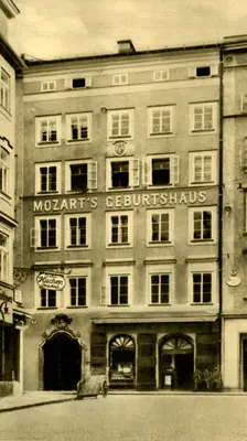 Mozart's birthplace, Salzburg, Austria, c1935. Creator: Unknown