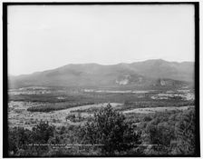 Moat Mountain and Intervale from prospect ledge, Kiarsarge, White Mountains, c1890-1901. Creator: Unknown