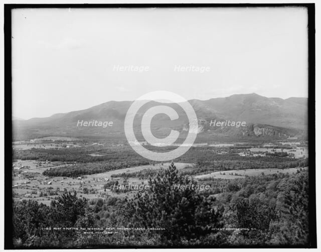 Moat Mountain and Intervale from prospect ledge, Kiarsarge, White Mountains, c1890-1901. Creator: Unknown.
