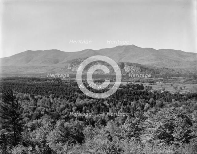 Moat Mountain and ledge from Mt. Surprise, North Conway and Intervale, White..., c1890-1901. Creator: Unknown.