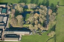 Moated site and Civil War defences at Strensham Castle, Worcestershire, 2014. Creator: Historic England Staff Photographer