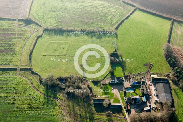 Moated site, associated ponds and earthworks, Gloucestershire, 2014. Creator: Historic England Staff Photographer.