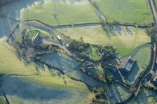 Moated site at Church Farm, Morton Bagot, Warwickshire, 2014. Creator: Historic England Staff Photographer