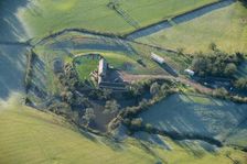 Moated site at Church Farm, Morton Bagot, Warwickshire, 2014. Creator: Historic England Staff Photographer